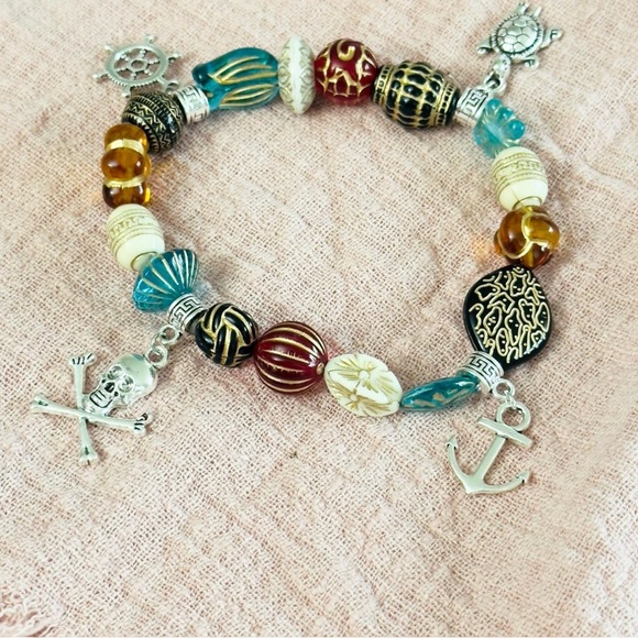 2/$10 Nautical Charm Bracelet with Silver and Gold Accents - Picture 3 of 3